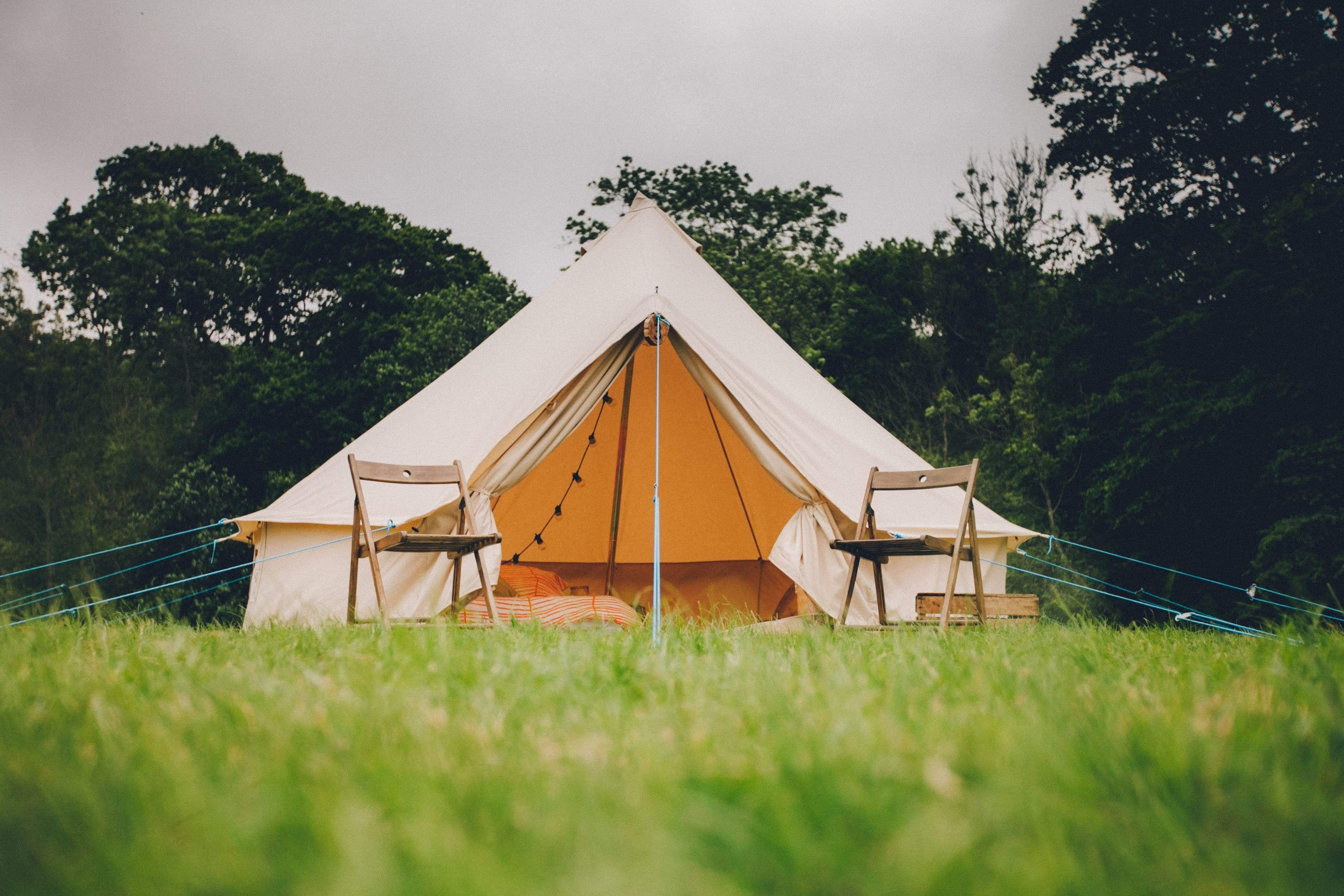 4m Bell Tent 'Pro' 360gsm 100% Proban© Flame Resistant Canvas - Image 3