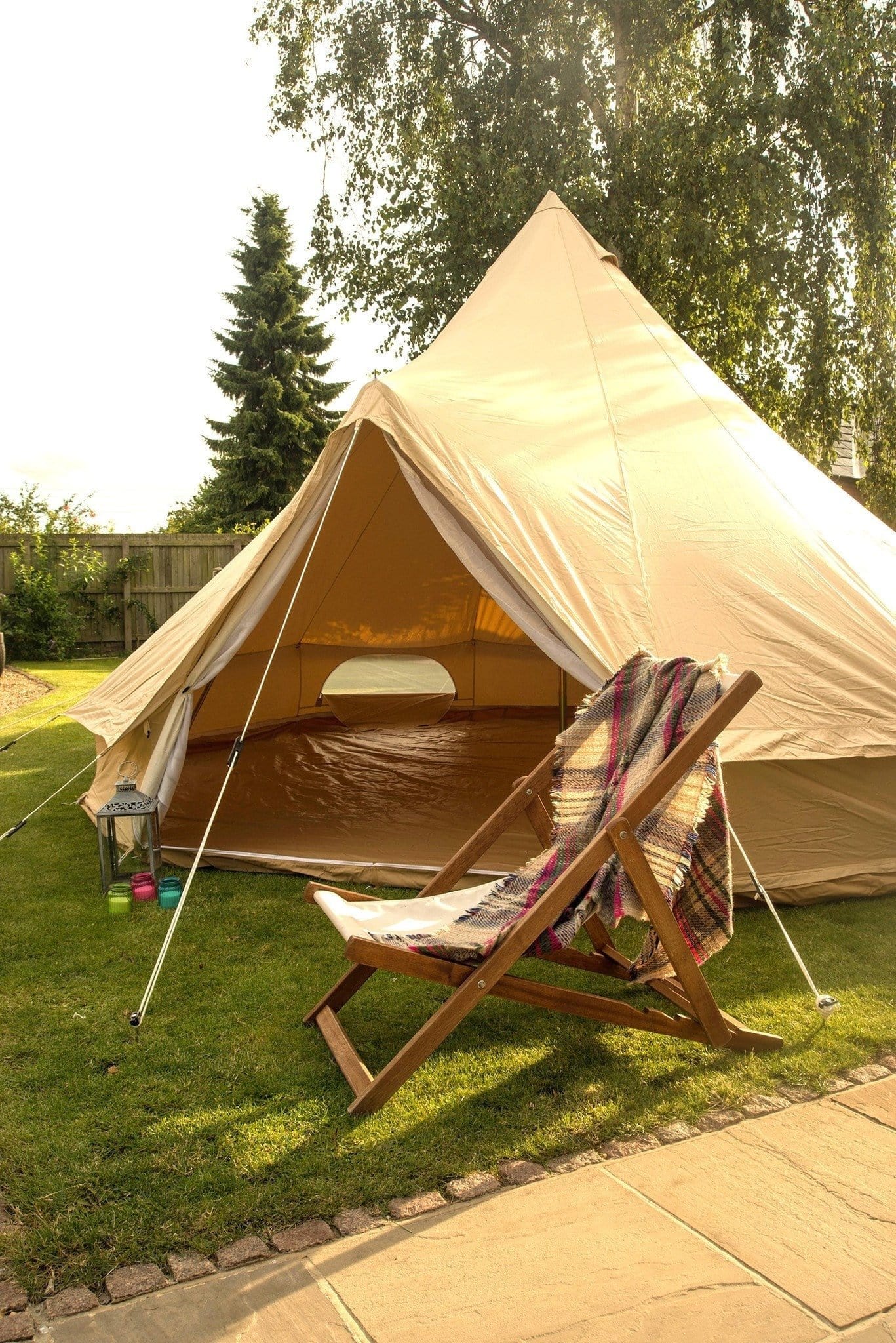 4m Bell Tent 285gsm 100% Natural Canvas | StoveMate - Image 14