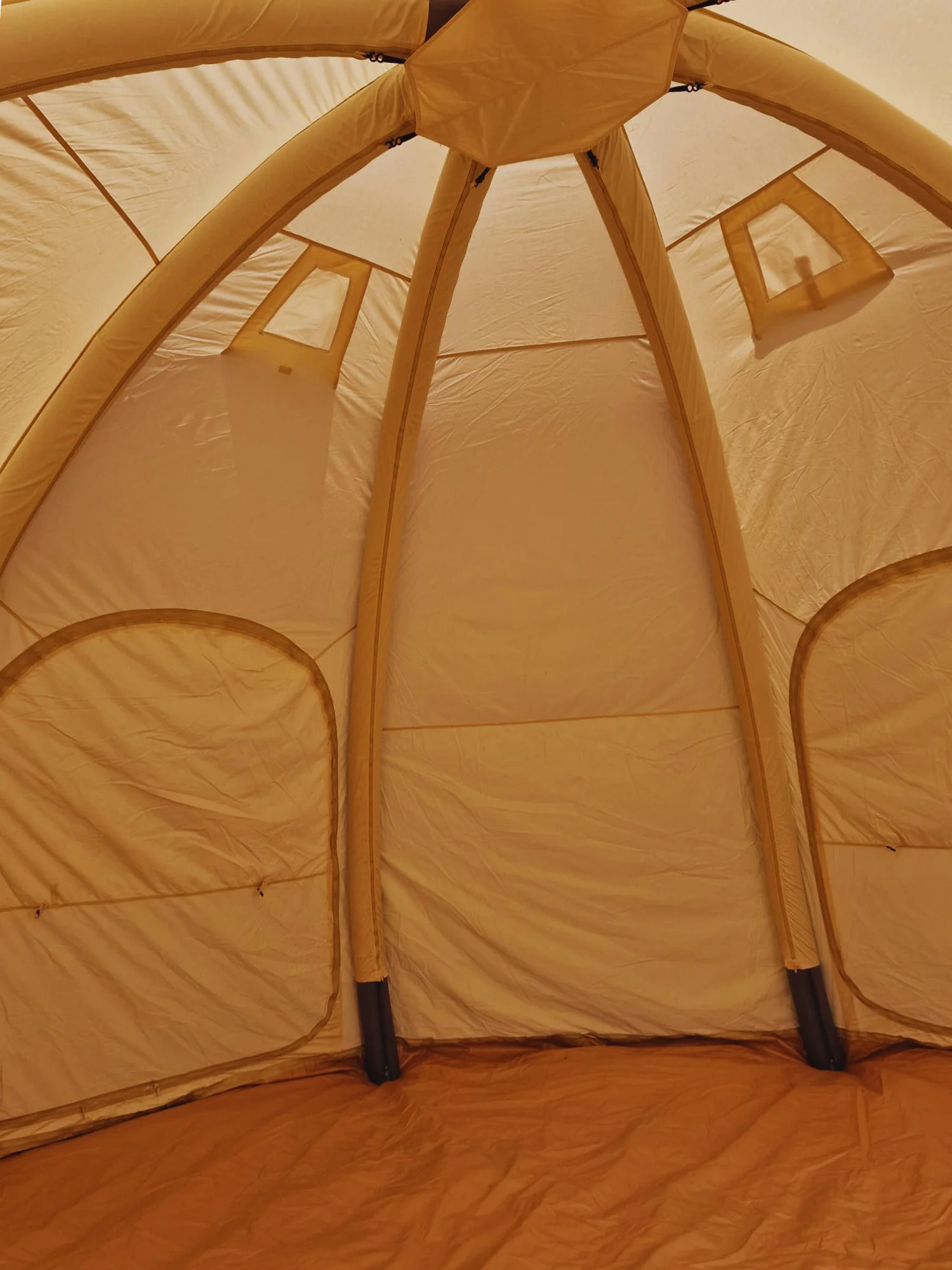 5m Inflatable Dome Tent 'DubPod AirTrek' 200gsm - Image 14