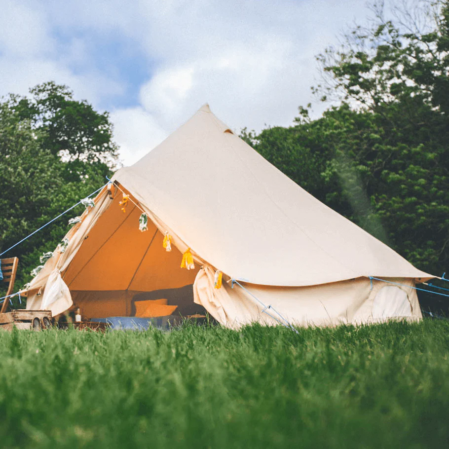 5m Bell Tent 285gsm 100% Natural Canvas - Image 4