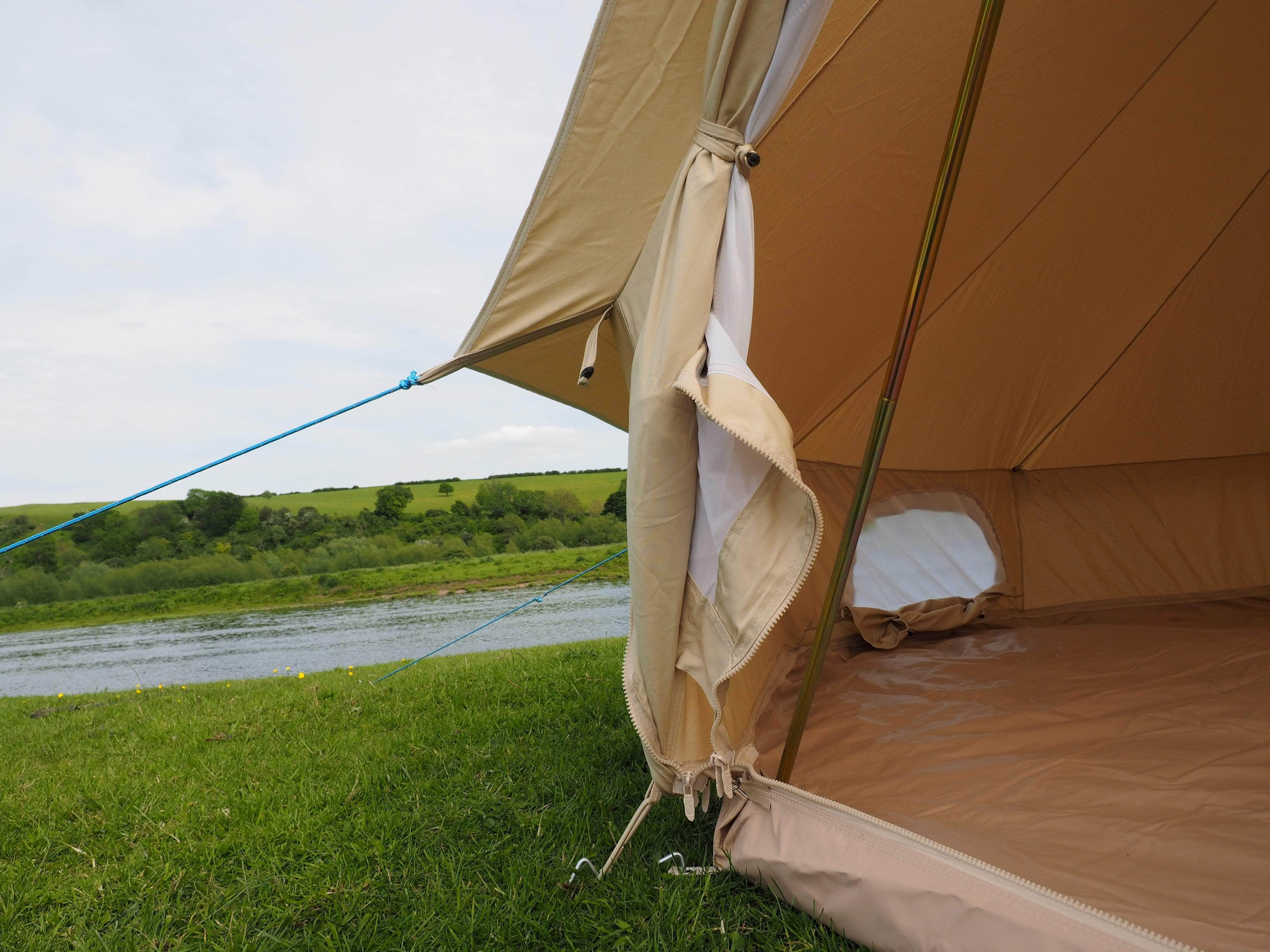 5m Bell Tent 285gsm 100% Natural Canvas | StoveMate - Image 17