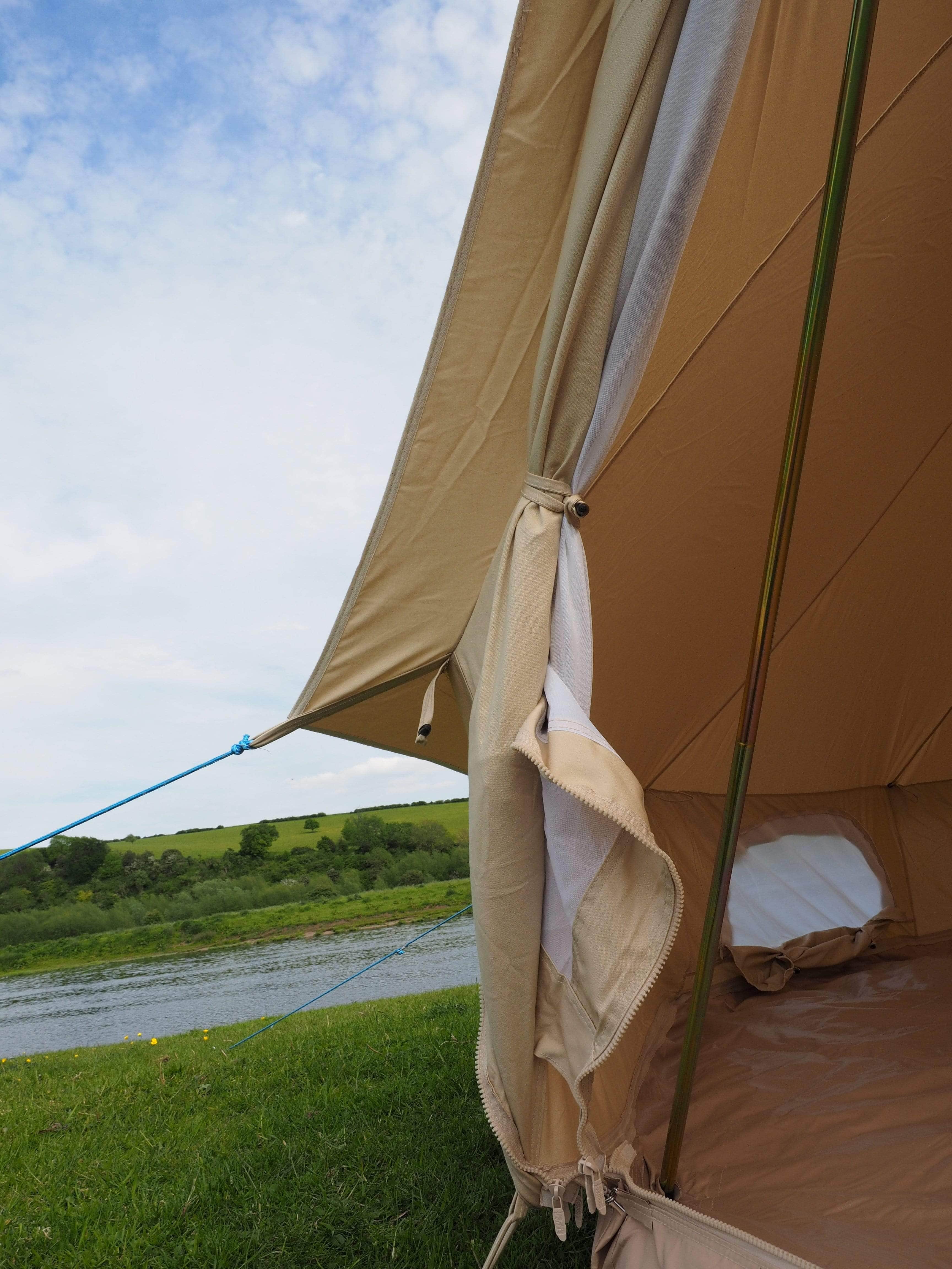 5m Bell Tent 'Pro' 360gsm 100% Proban© Flame Resistant Canvas - Image 13