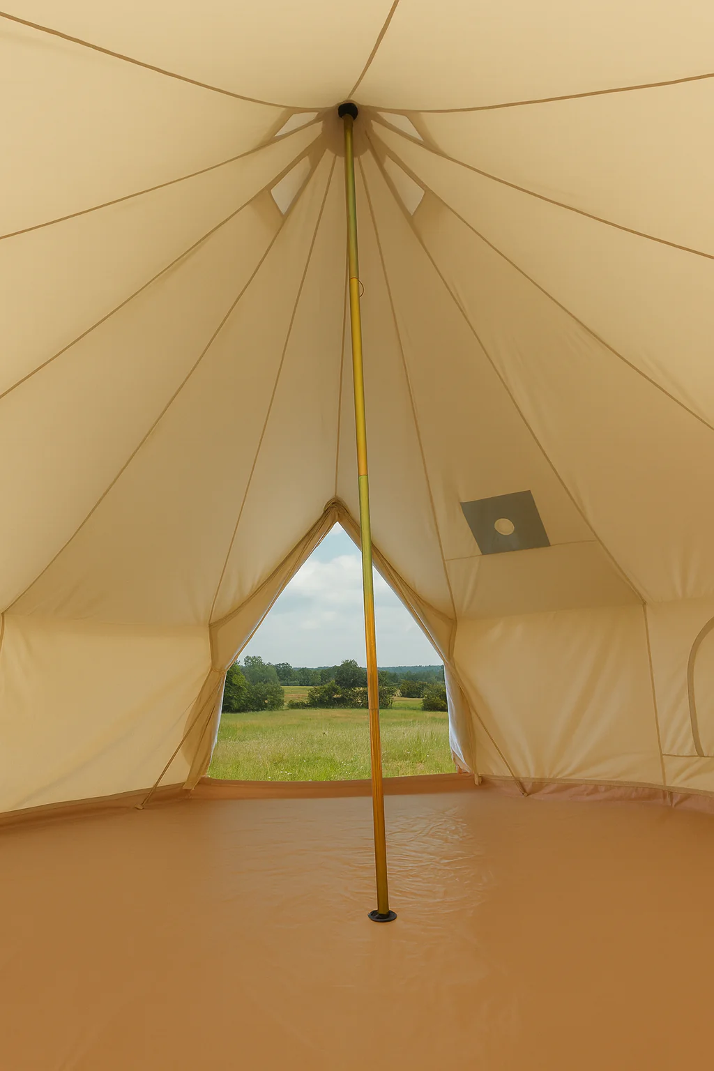 6m Bell Tent 285gsm 100% Natural Canvas | XL Walls & StoveMate - Image 9