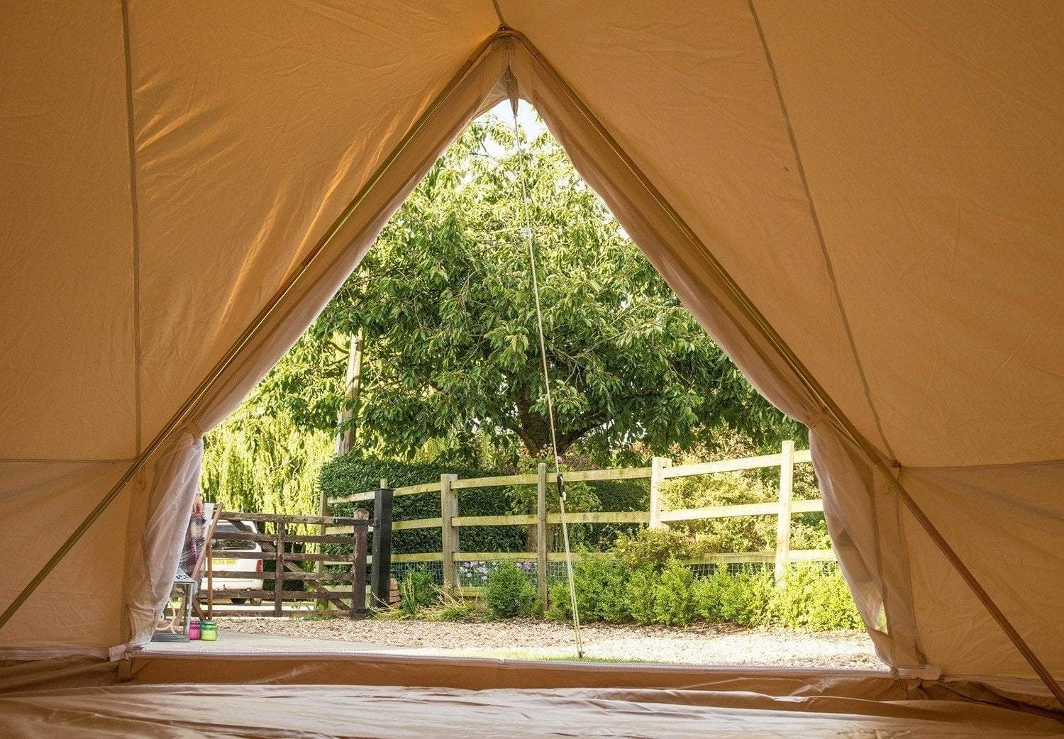 6m Bell Tent 'Pro' 360gsm 100% Proban© Flame Resistant Canvas - Image 10