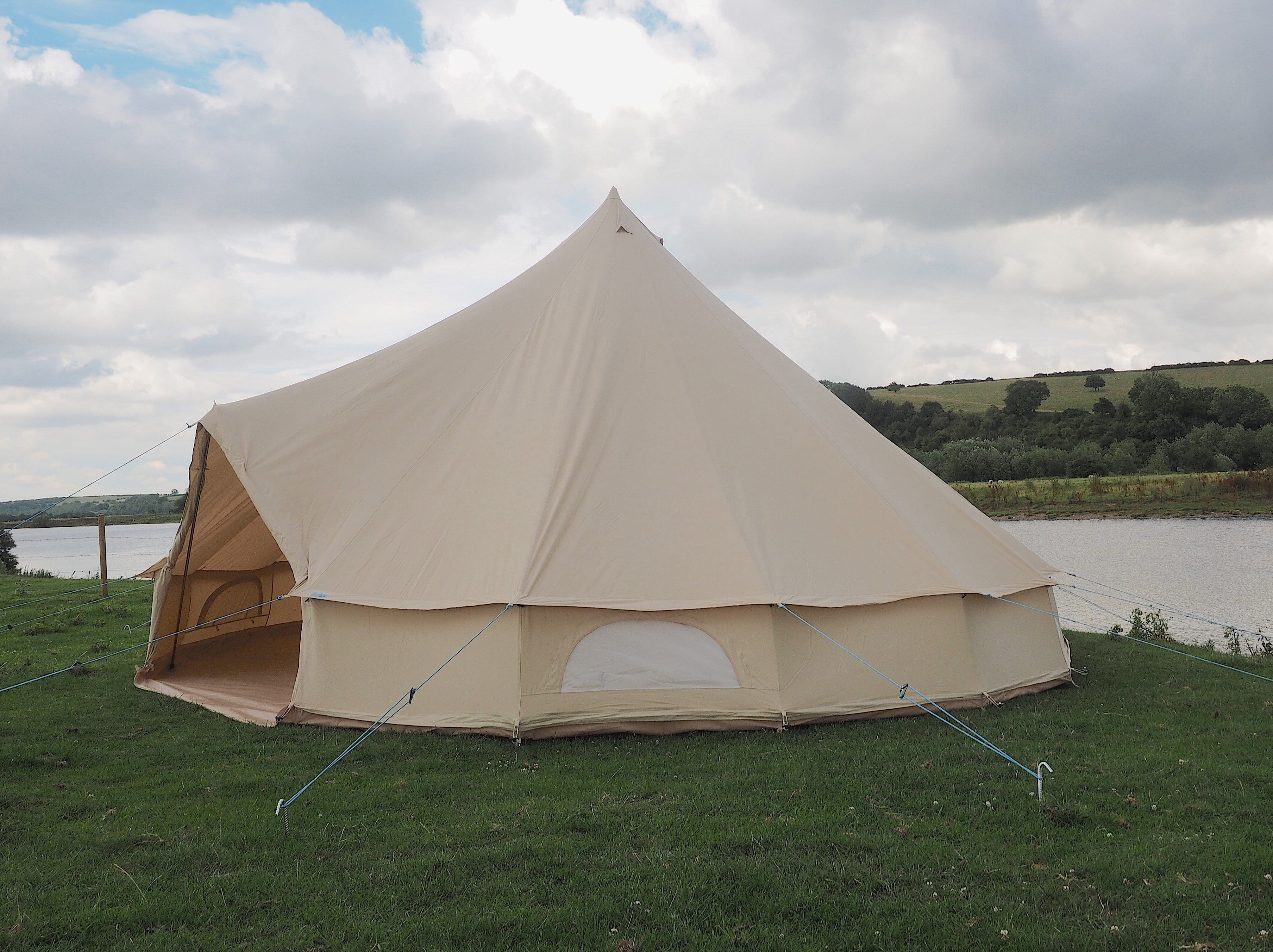 7.5m Bell Tent 285gsm 100% Natural Canvas | StoveMate - Image 6
