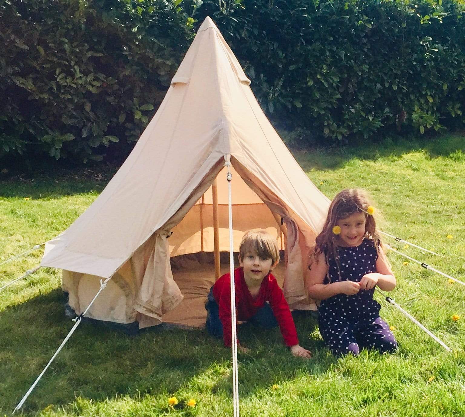 1.5m Bell Tent 200gsm High Grade Polycotton Canvas | BabyBelle