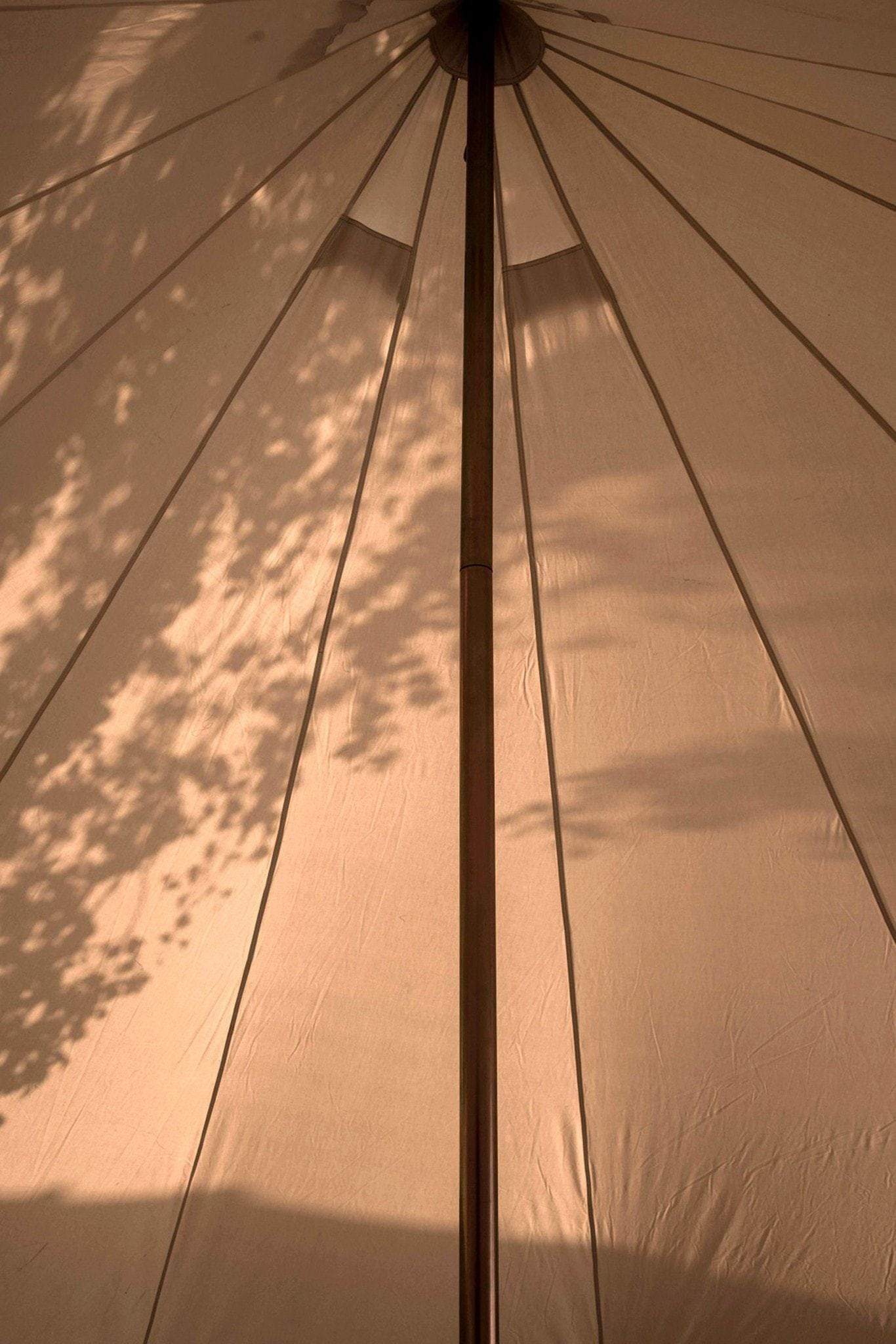 5m Bell Tent 285gsm 100% Natural Canvas | Mesh Wall - Image 14