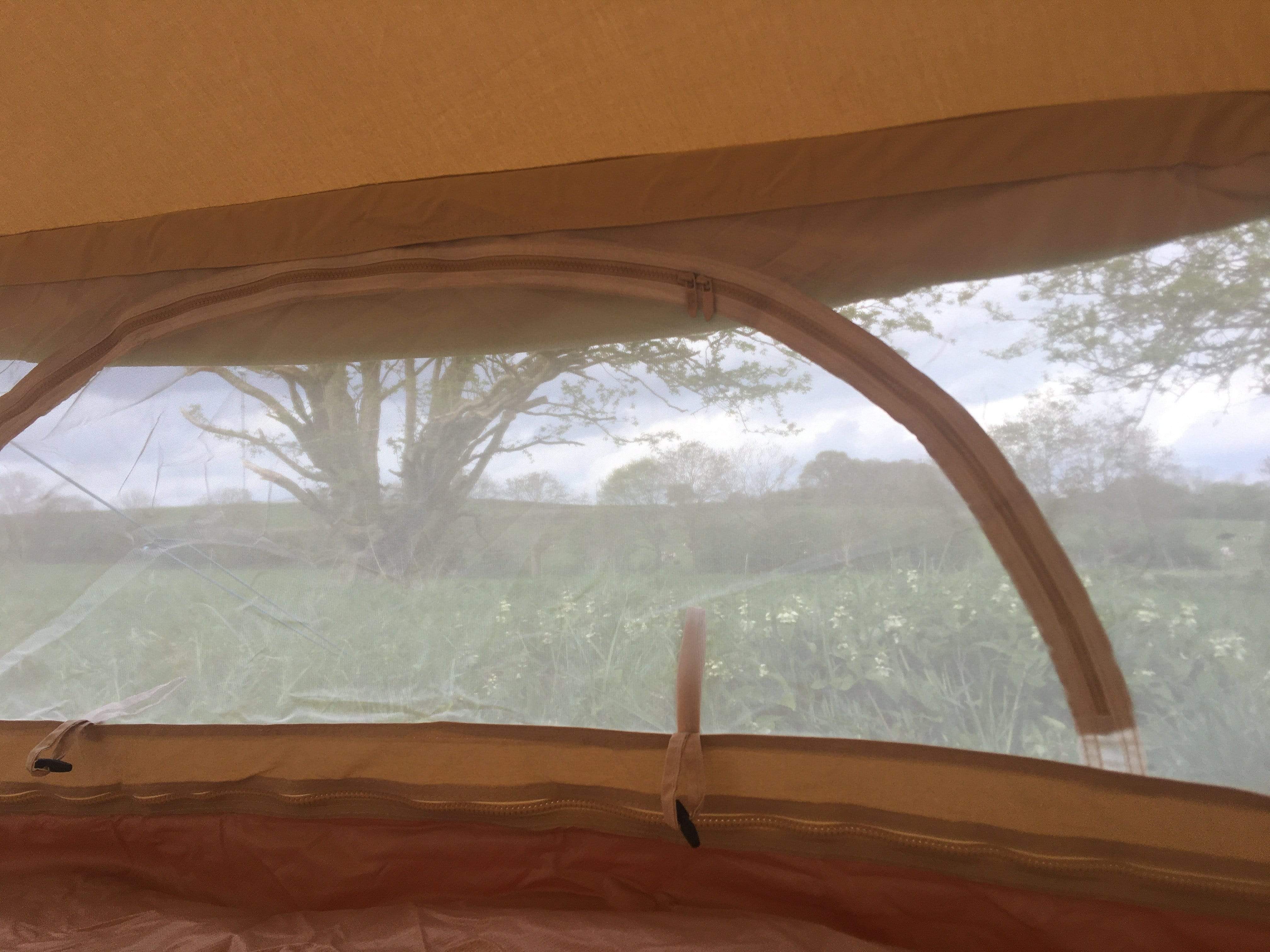 5m Bell Tent 285gsm 100% Natural Canvas | Mesh Wall - Image 5