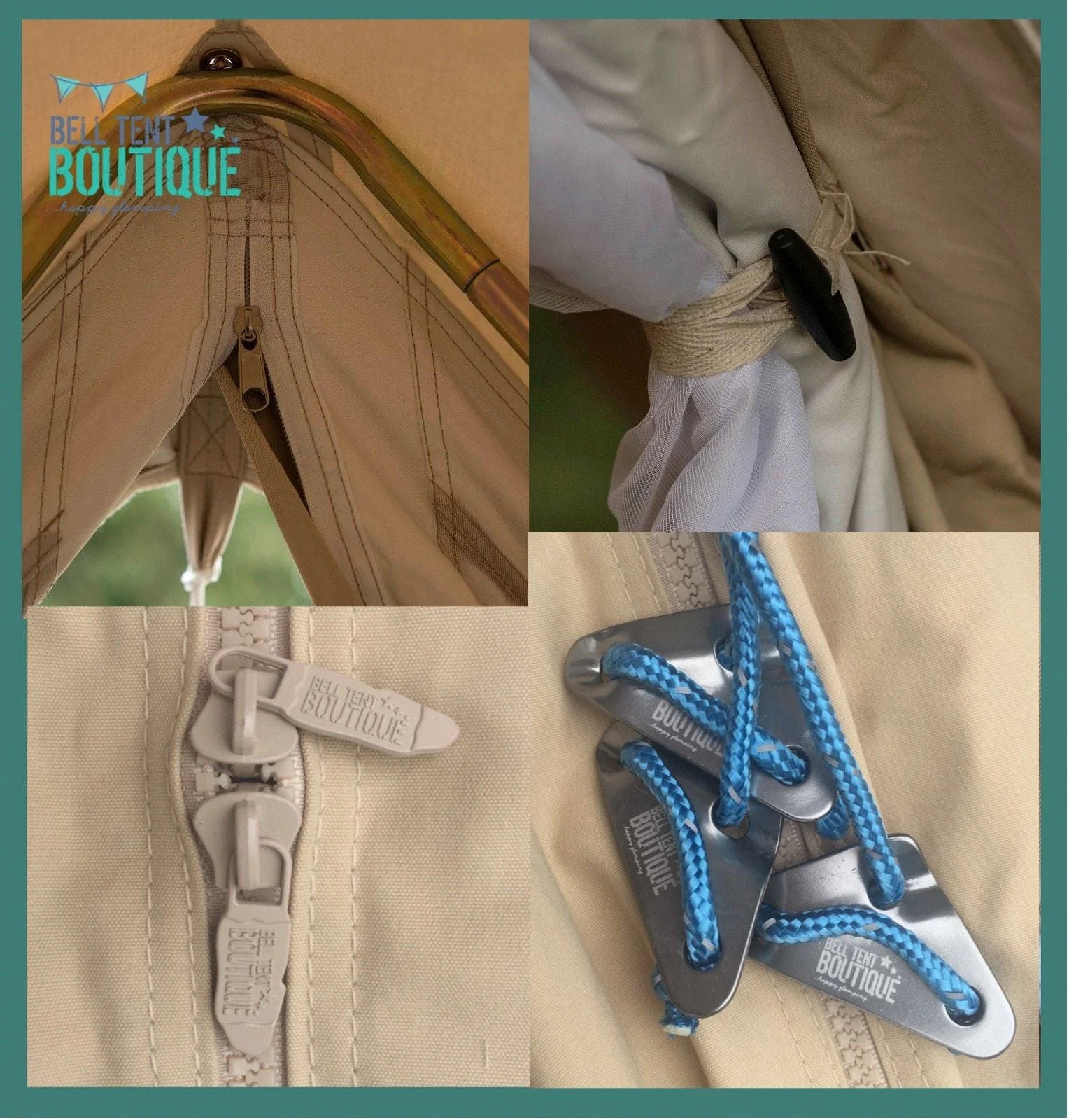 6m x 4m Emperor Tent 'Pro' 360gsm 100% Proban© Flame Resistant Canvas | StoveMate - Image 16