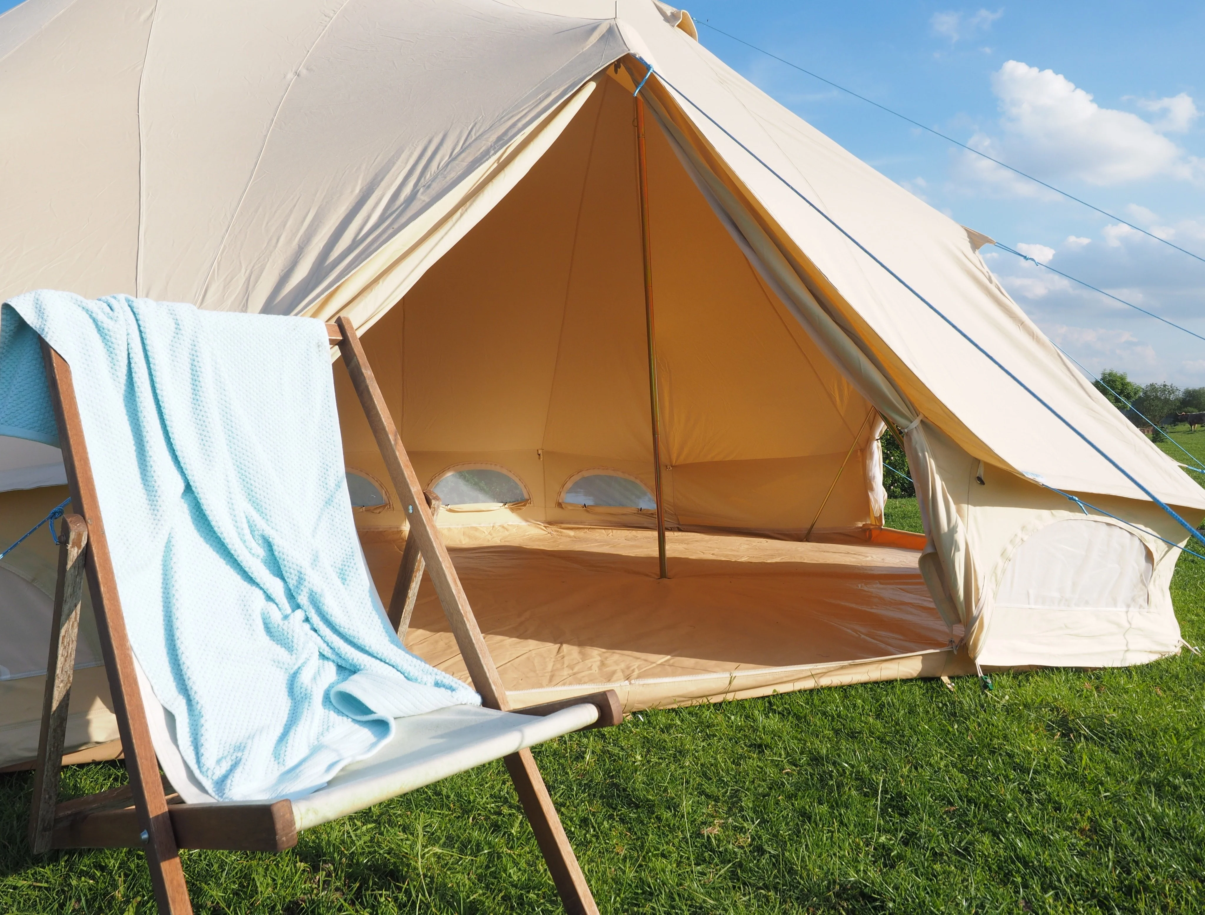 6m x 4m Emperor Tent 285gsm 100% Natural Canvas - Image 10
