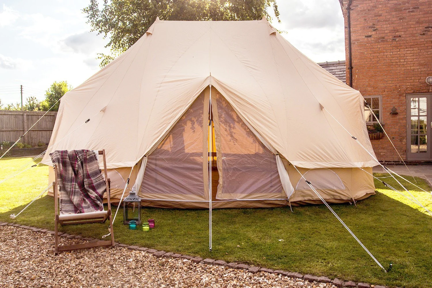 6m x 4m Emperor Tent 285gsm 100% Natural Canvas - Image 15