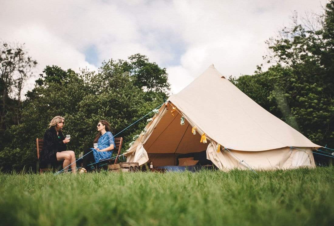 6m Bell Tent 285gsm 100% Natural Canvas - Image 5