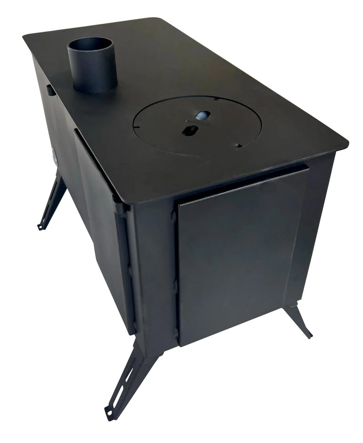 Outbacker® Firebox Range Oven Tent Stove & Complete 2.66m Flue Kit | 3.5kw 20.5kg - Image 11