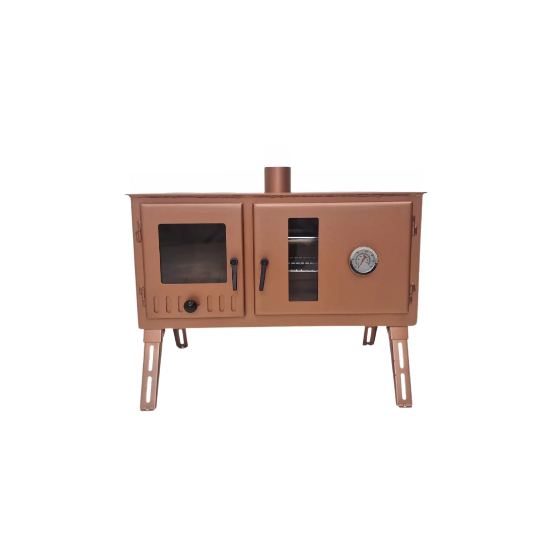 Outbacker® Firebox Range Oven Tent Stove & Complete 2.66m Flue Kit | 3.5kw 20.5kg - Image 6