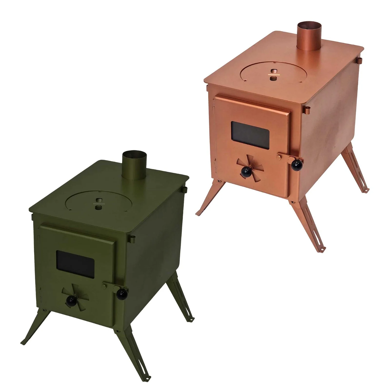 Outbacker® Firebox Portable Tent Stove & Complete 2.68m Flue Kit | 3.5kw 12kg - Image 16