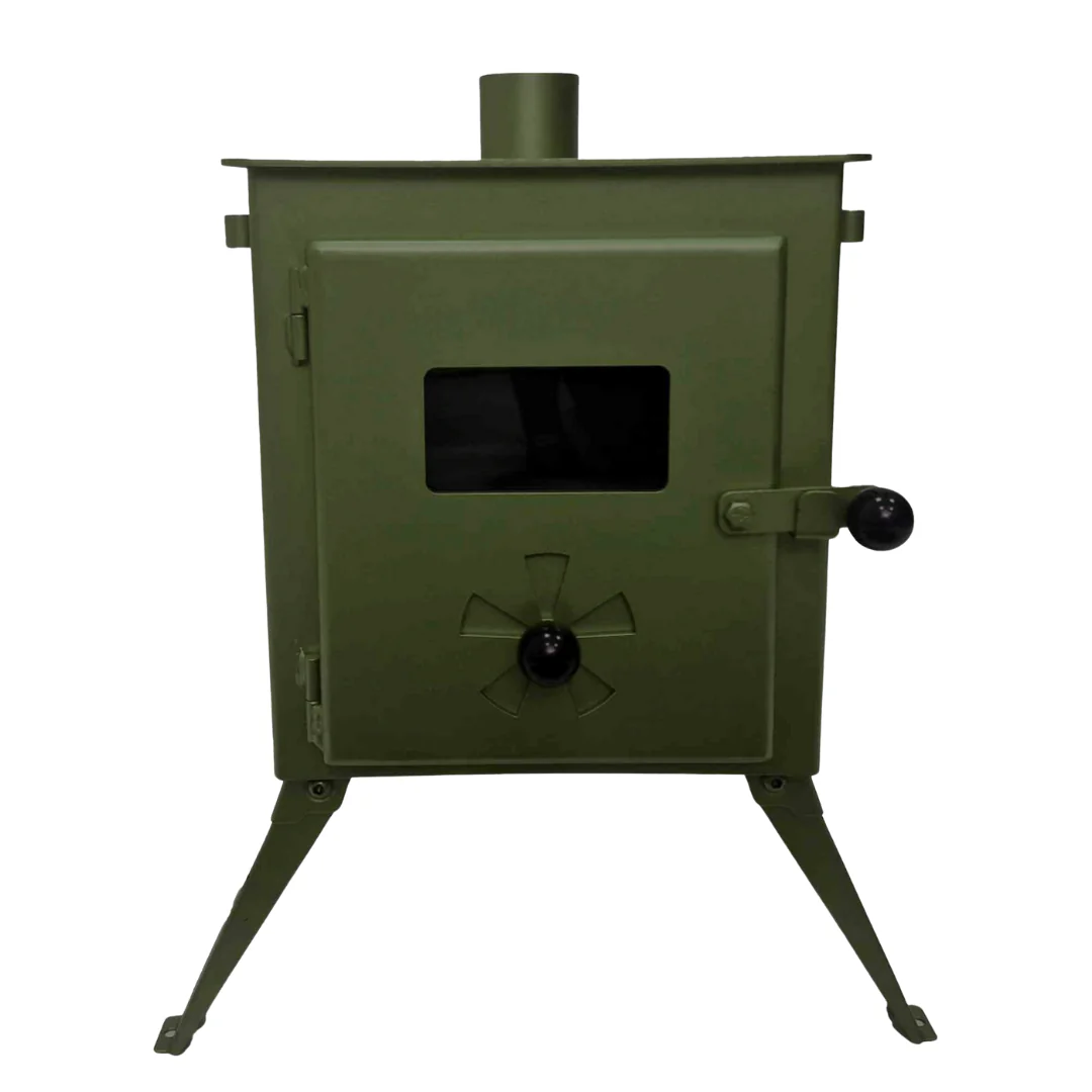 Outbacker® Firebox Portable Tent Stove & Complete 2.68m Flue Kit | 3.5kw 12kg - Image 4