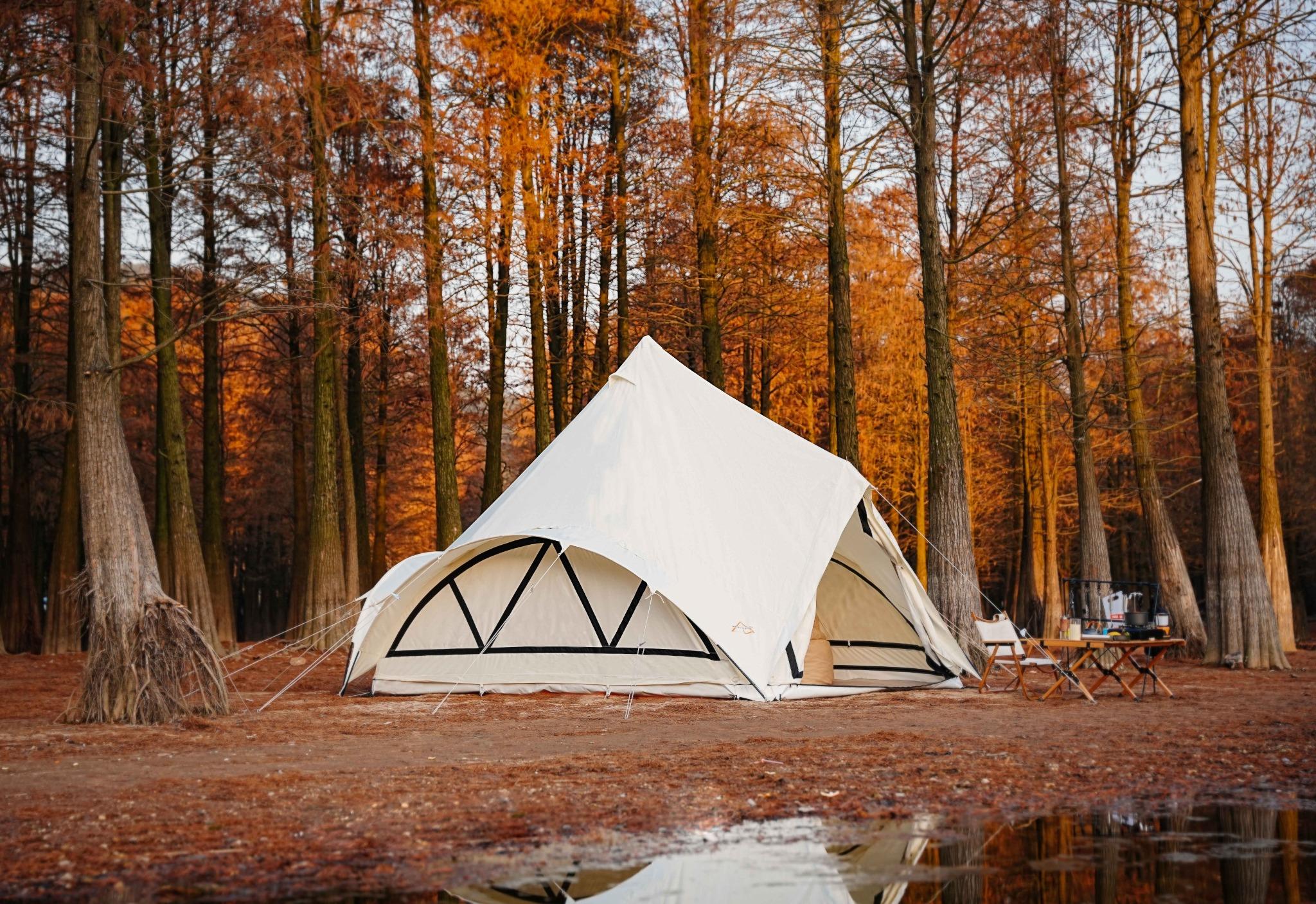 4m Tent 'Rocca' 280gsm 100% Natural Canvas - Image 7