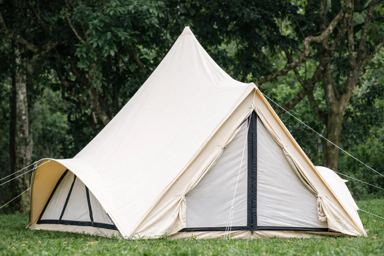 4m Tent 'Rocca' 280gsm 100% Natural Canvas - Image 9